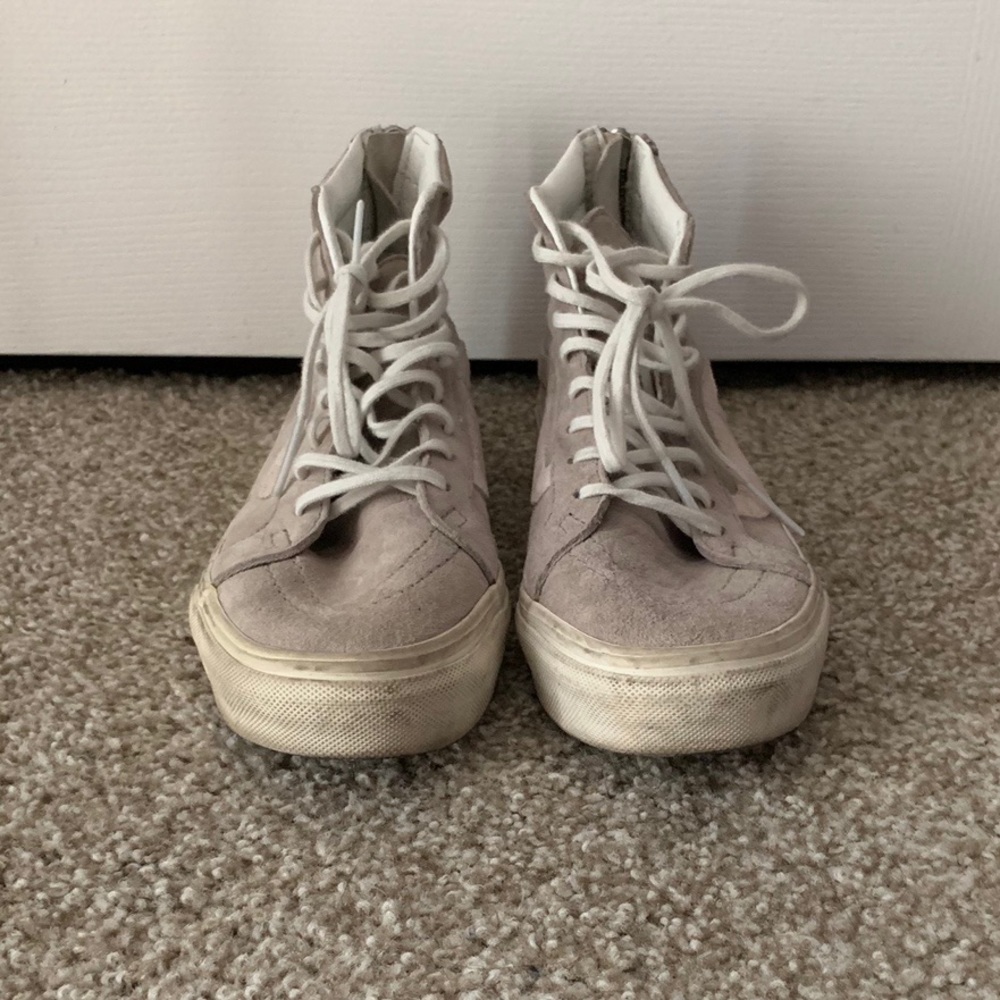 Scotch guard High top old school vans
